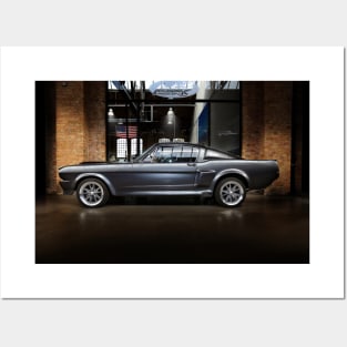 mustang, muscle car Posters and Art